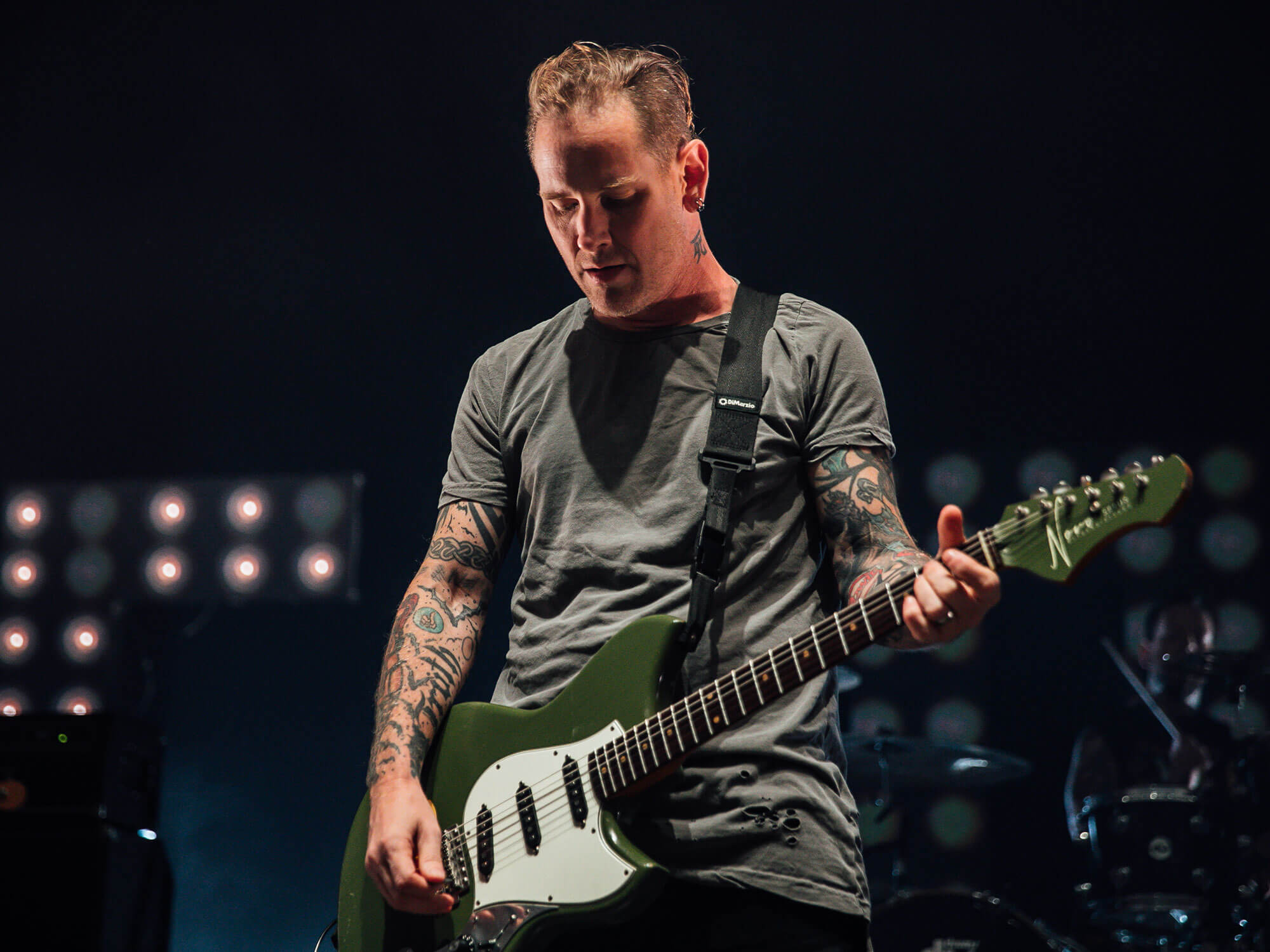 Corey Taylor performing live