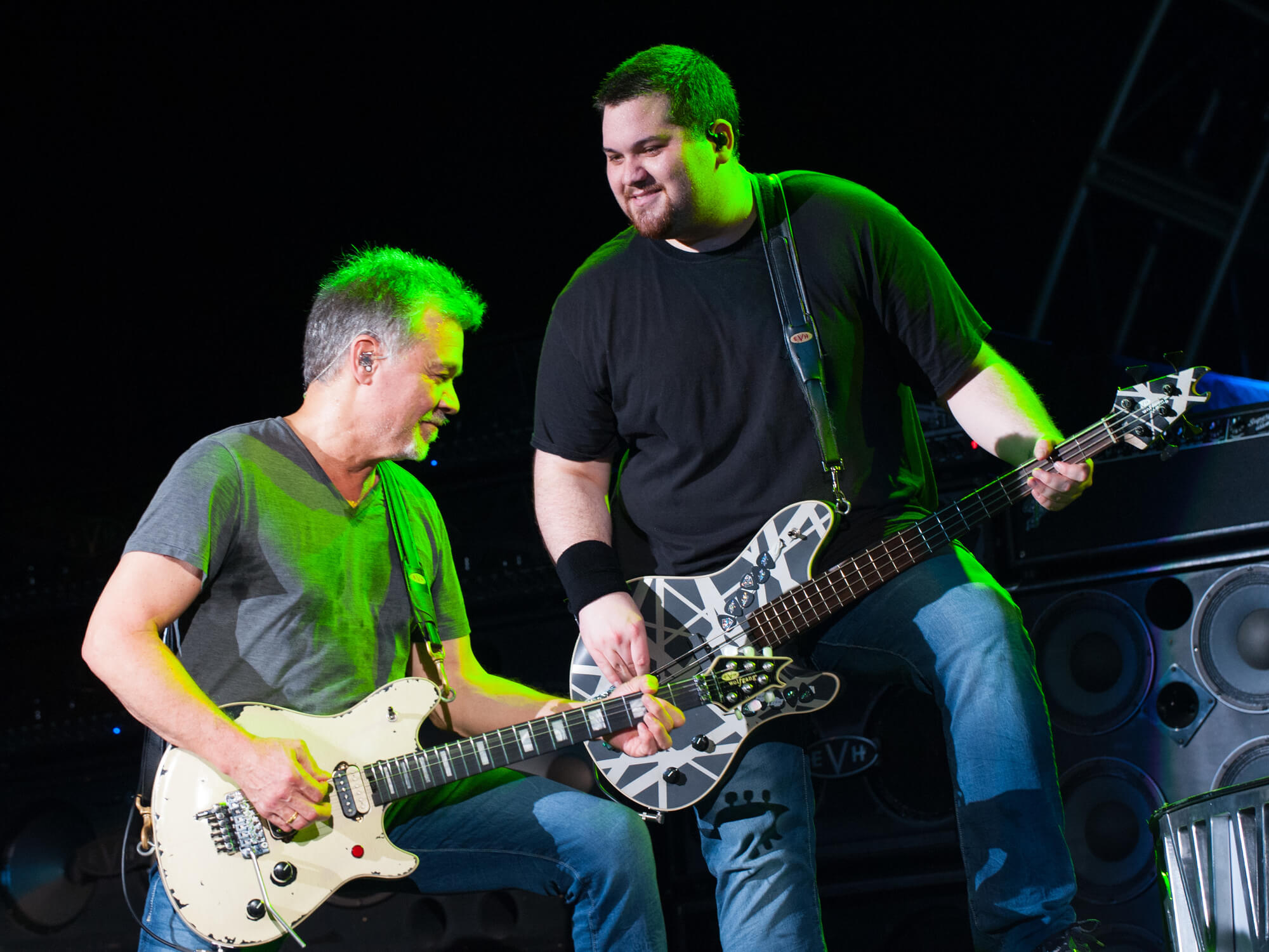 Wolfgang and Eddie Van Halen