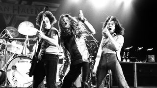 Van Halen peforming live onstage in 1978 &ndash;&nbsp;Michael Anthony says the band used to record all their early shows