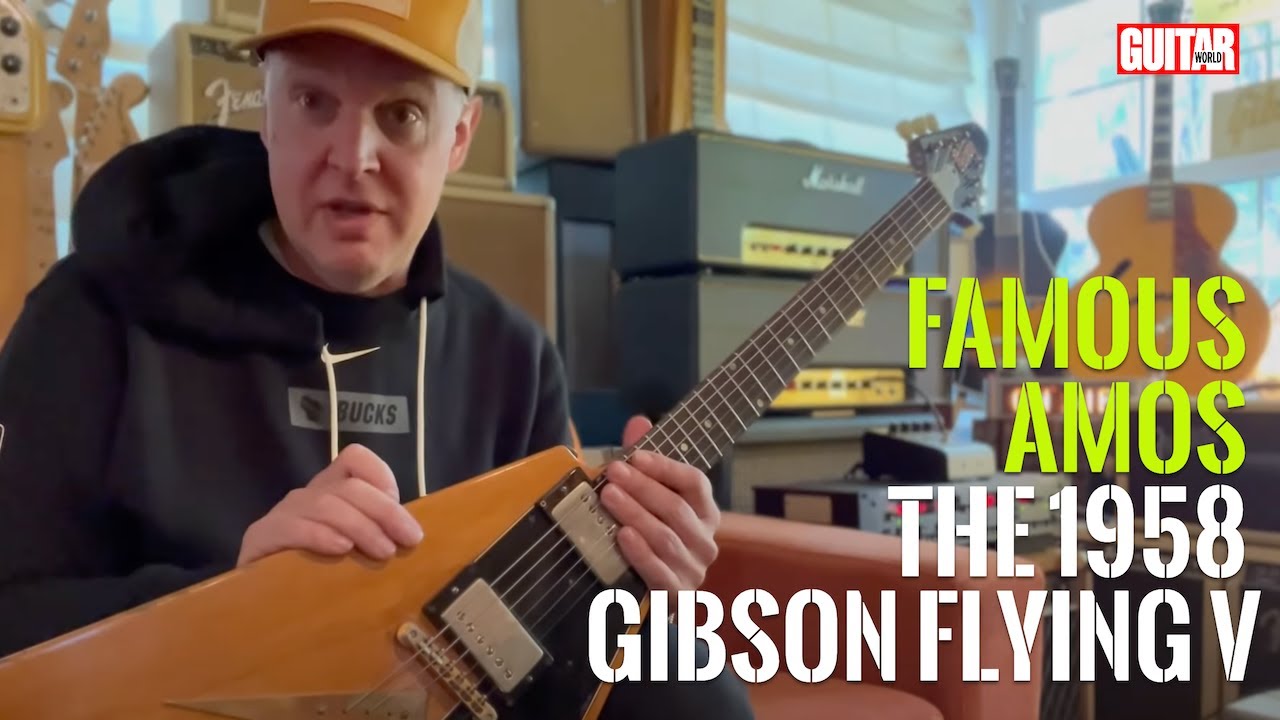 Joe Bonamassa on the history of Famous Amos &acirc;€“ The 1958 Gibson Flying V - YouTube