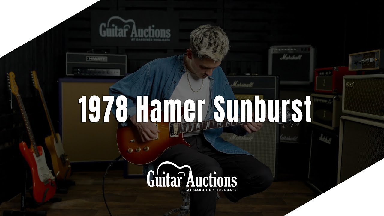 1978 Hamer Sunburst - RARE early Hamer production!! - The Guitar Auction - 14/06/23 - YouTube