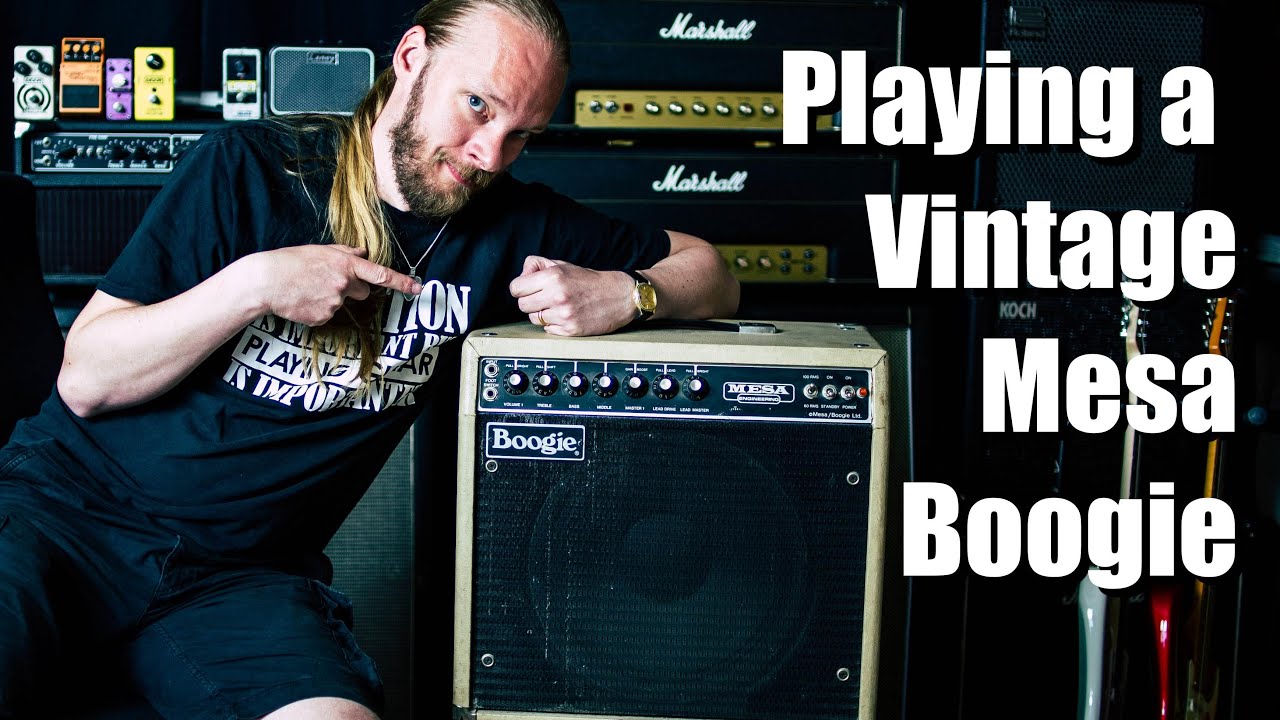 Mesa Boogie Mark II A (Playing a Vintage Mesa) - YouTube