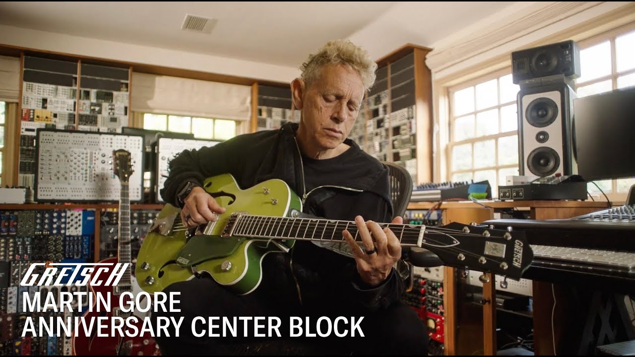 In Tune with Martin Gore and His Signature Anniversary Center Block | Gretsch Guitars - YouTube