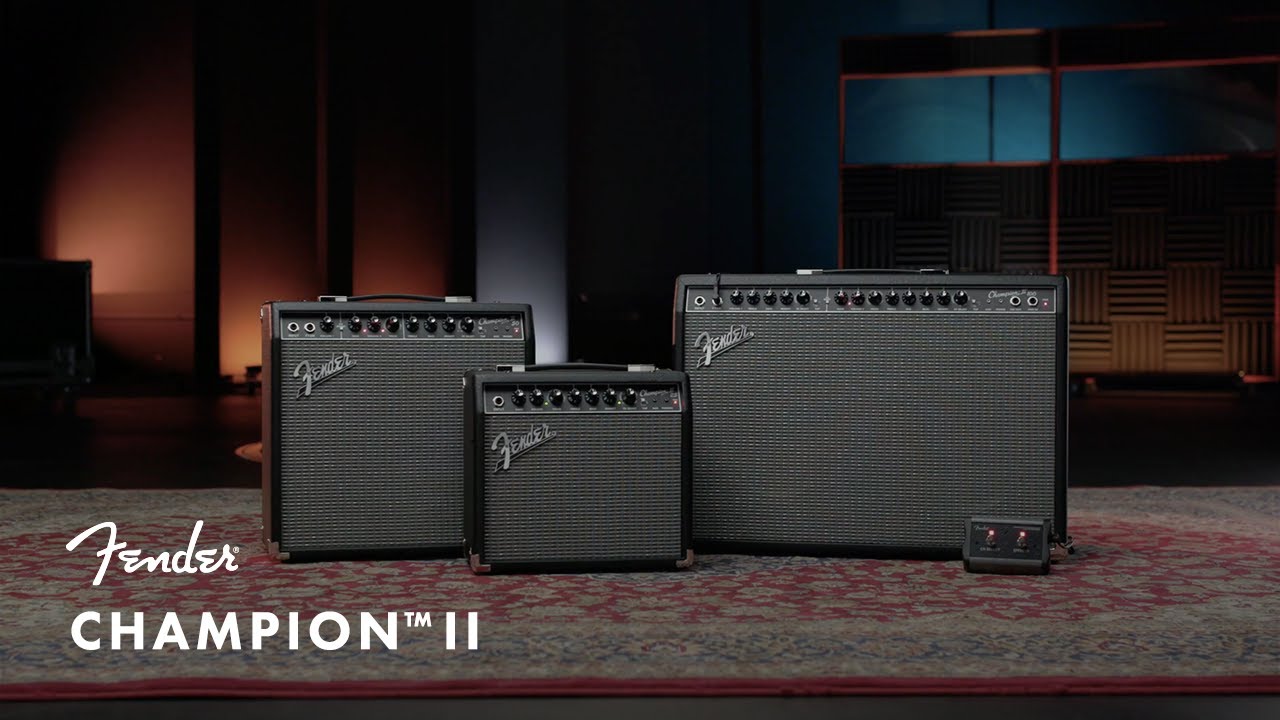 Exploring the Champion II Series | Fender - YouTube