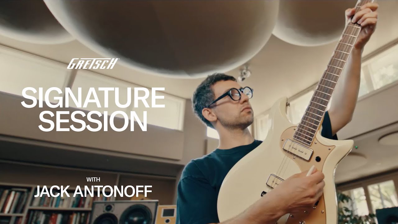 Jack Antonoff Presents His Signature Gretsch Princess Antonoff Electromatic CVT | Signature Sessions - YouTube