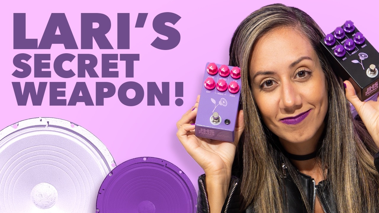 The Violet: Lari Basilio's New Signature Overdrive Distortion Pedal! - YouTube