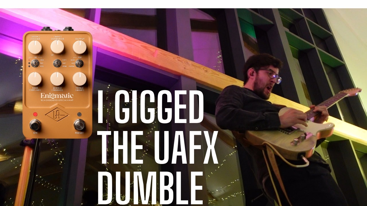 I Gigged the UAFX Dumble Enigmatic Overdrive Special - YouTube