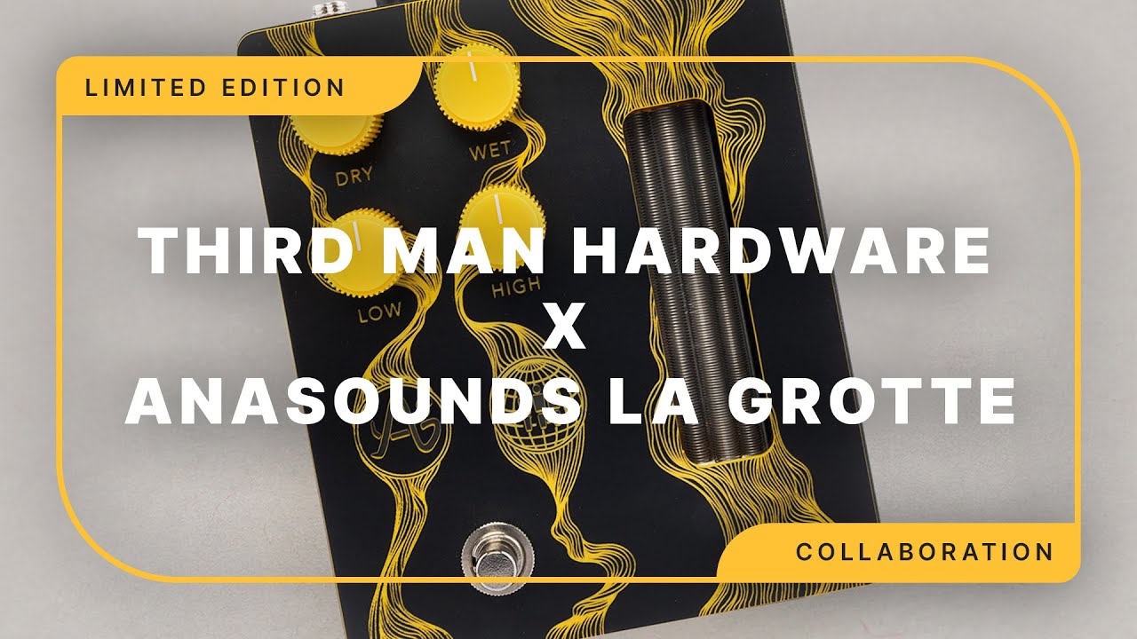 Third Man Hardware + Anasounds Release La Grotte Mechanical Reverb Pedal | Tone Report Demo - YouTube