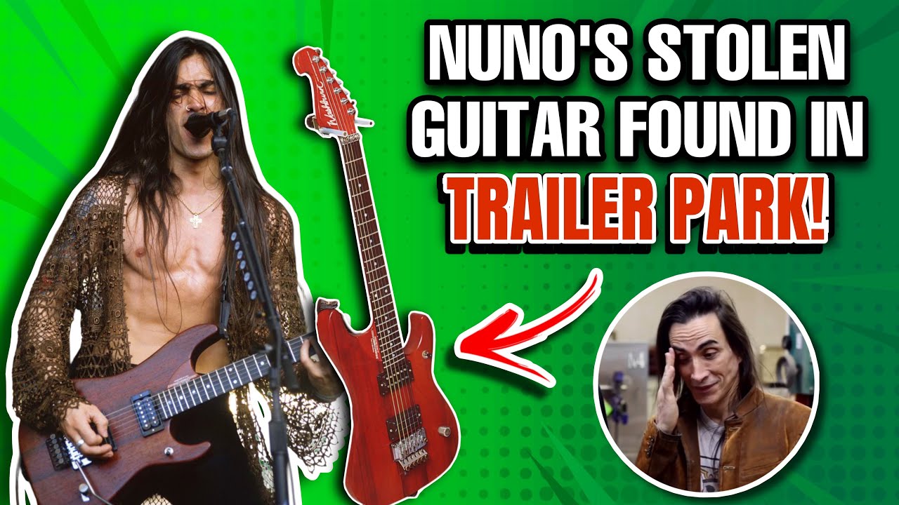 ‼️Nuno Bettencourt&rsquo;s Washburn N4 Guitar STOLEN in 1995 and found years later in TRAILER PARK?!😱🎸 - YouTube