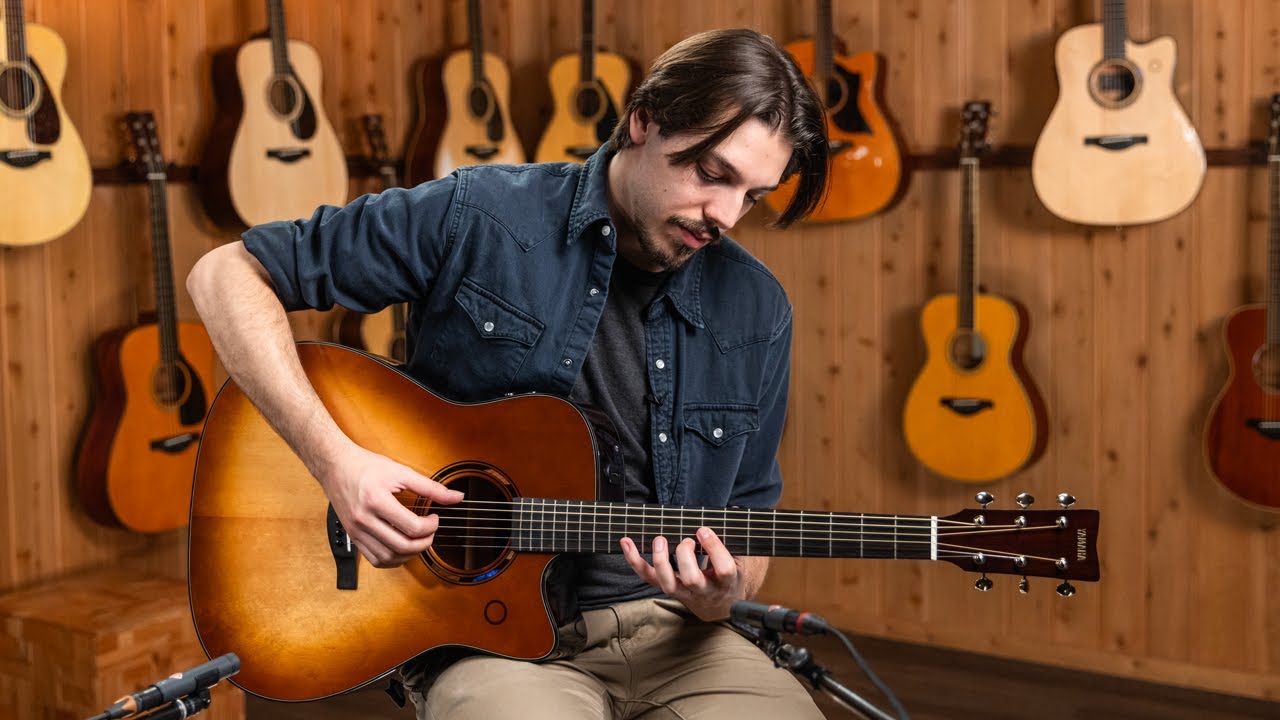 NEW Yamaha TAG3 C TransAcoustic Acoustic-Electric Guitar | Demo and Overview with Brandon Soriano - YouTube