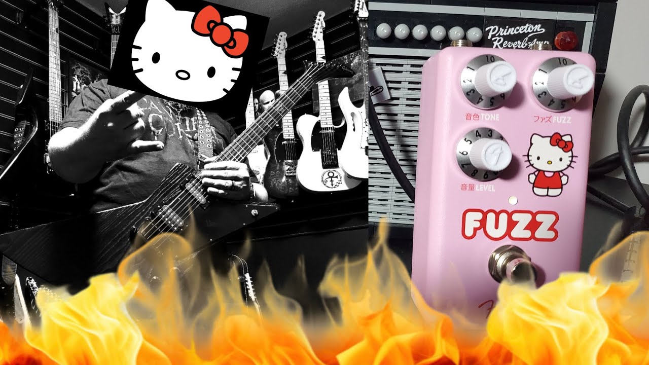 Review & Demo: Fender Hello Kitty Fuzz Effects Pedal!! Does Pink Make Everything More Metal? - YouTube