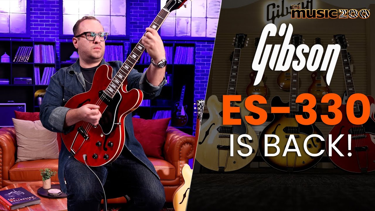 The Gibson USA ES-330 Hollowbody Returns! Watch the Specs & Demo Video with The Music Zoo now! - YouTube