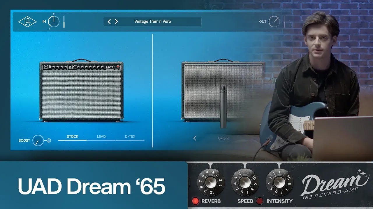 Introducing UAD Dream &lsquo;65 Reverb Amplifier - YouTube