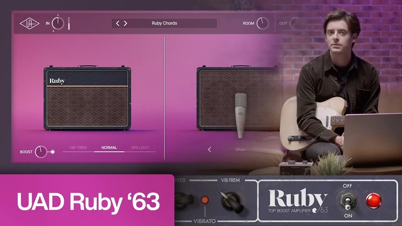 Introducing UAD Ruby &lsquo;63 Top Boost Amplifier - YouTube