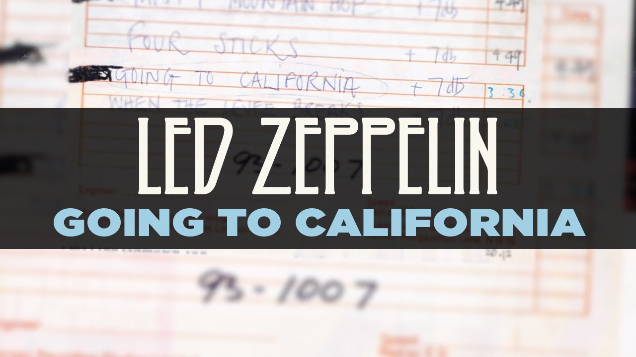 Led Zeppelin - Going To California (Official Audio) - YouTube