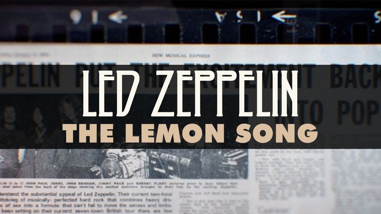Led Zeppelin - The Lemon Song (Official Audio) - YouTube