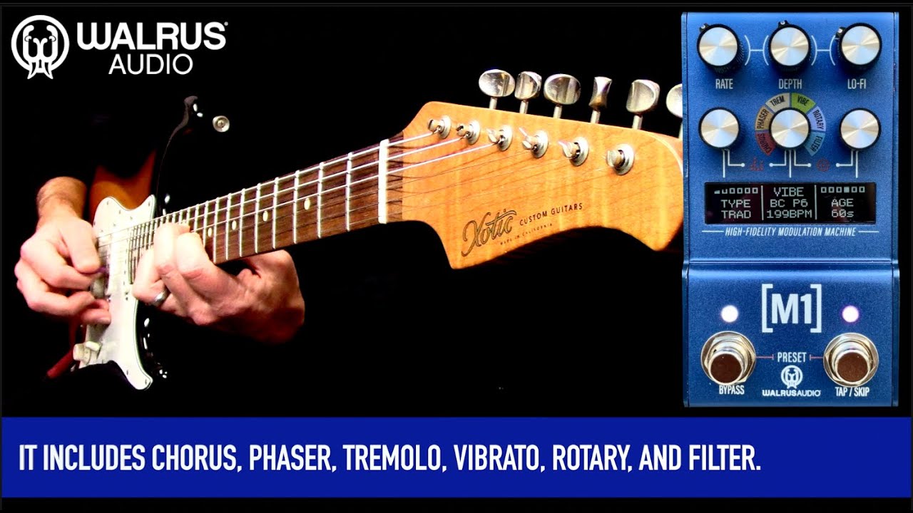 Walrus Audio Mako Series MKII: M1 High-Fidelity Modulation Machine - YouTube