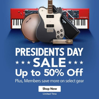 Musician’s Friend Presidents’ Day sale: Up to 40% off Musician’s Friend Presidents’ Day sale: Up to 40% off