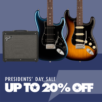 Fender Presidents' Day sale: Up to 20% off Fender Presidents' Day sale: Up to 20% off