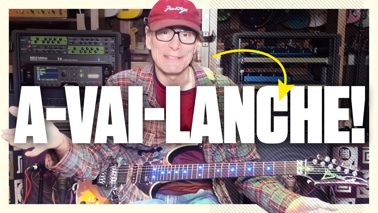 Steve Vai plays and discusses Avalancha! - YouTube