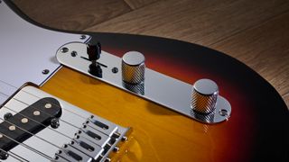 The control plate of the Fender Standard Telecaster