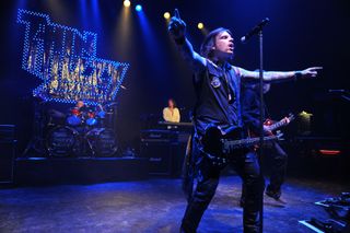 Ricky Warwick performs onstage with Thin Lizzy at O2 Shepherd's Bush Empire in London on December 17, 2012
