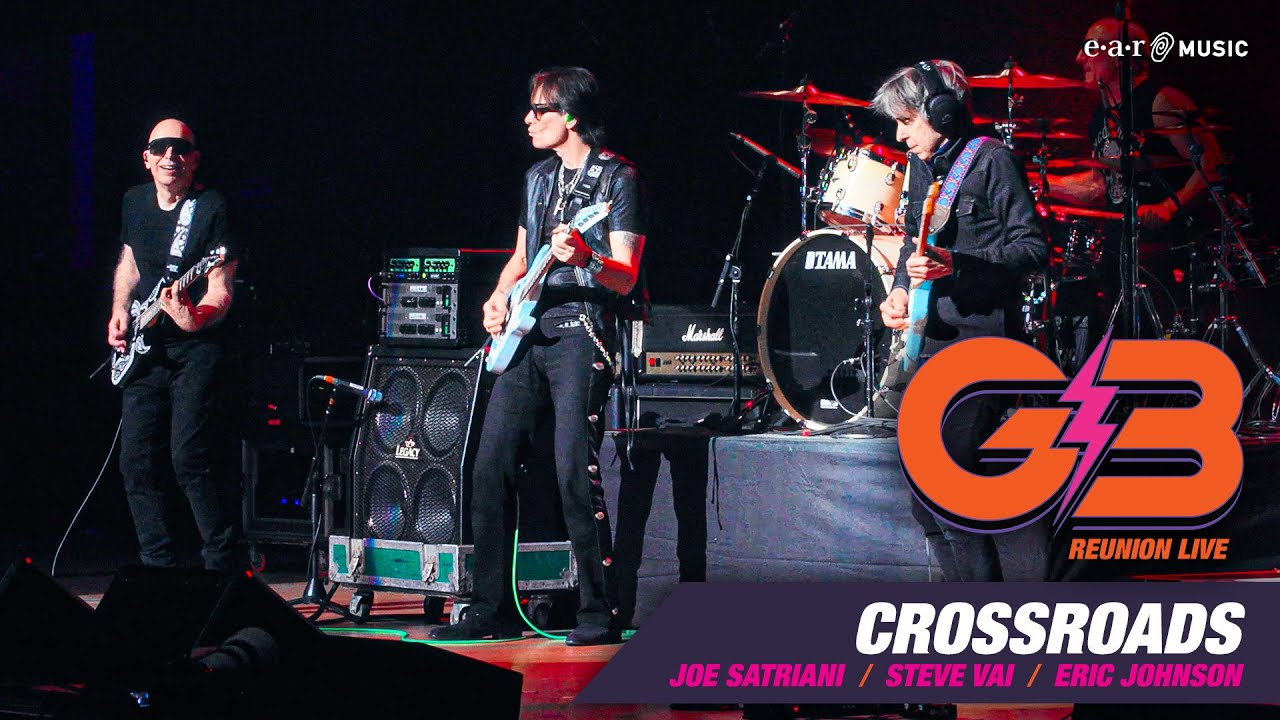 G3: Joe Satriani, Eric Johnson, Steve Vai - Crossroads (Official Video) - YouTube