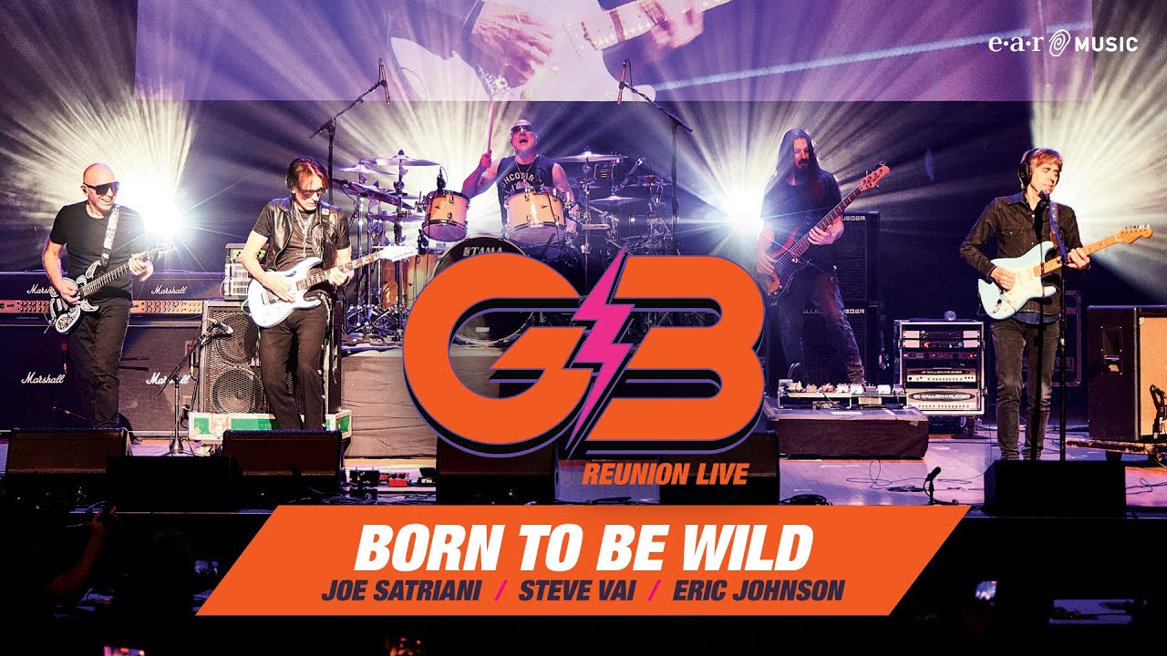 G3: Joe Satriani, Eric Johnson, Steve Vai - Born to Be Wild (Official Visualizer) - YouTube