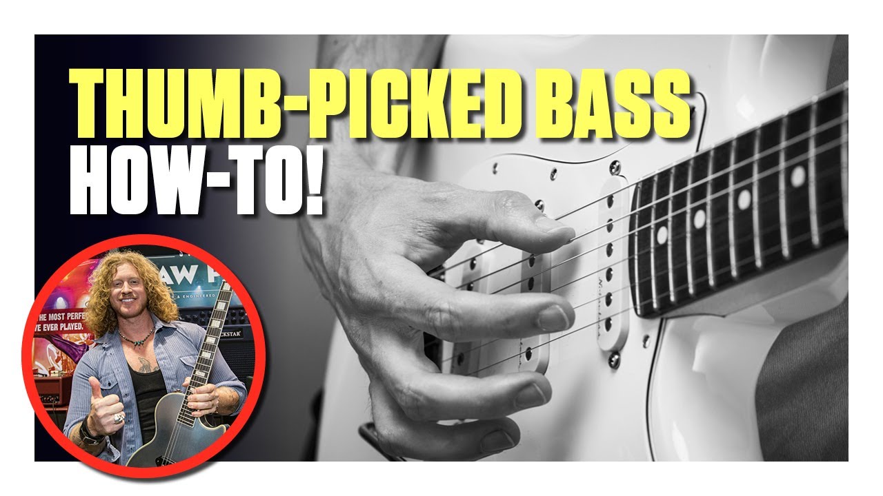 Jared James Nichols: How to thumb-pick bass notes while playing a melody - YouTube