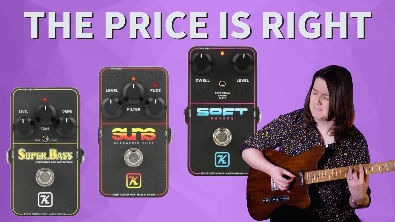 $99 each&mdash;Keeley Electronics Sweetwater Exclusive Overdrive, Fuzz, and Reverb - YouTube