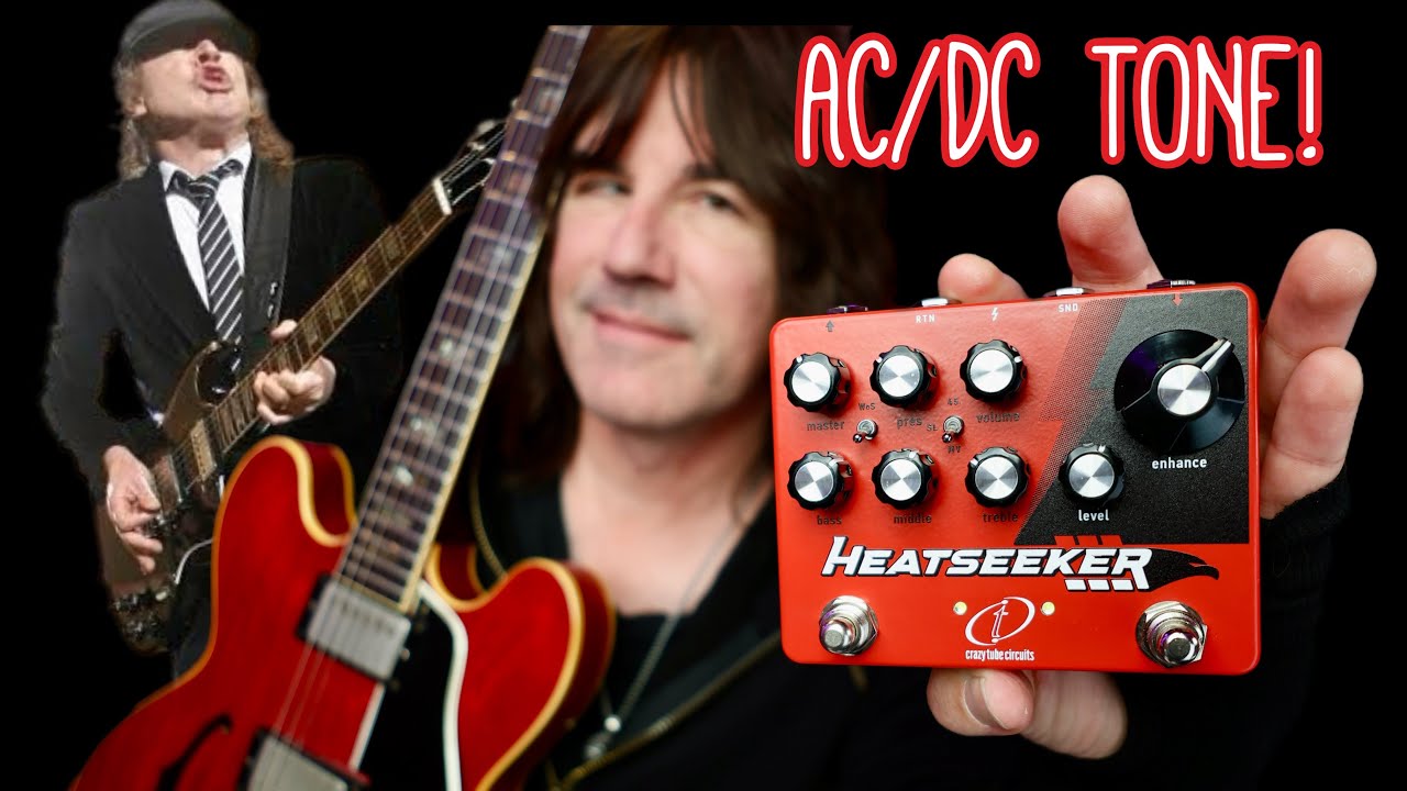 ALL the AC/DC GUITAR TONES IN A BOX! CTC HEATSEEKER OVERDRIVE - YouTube