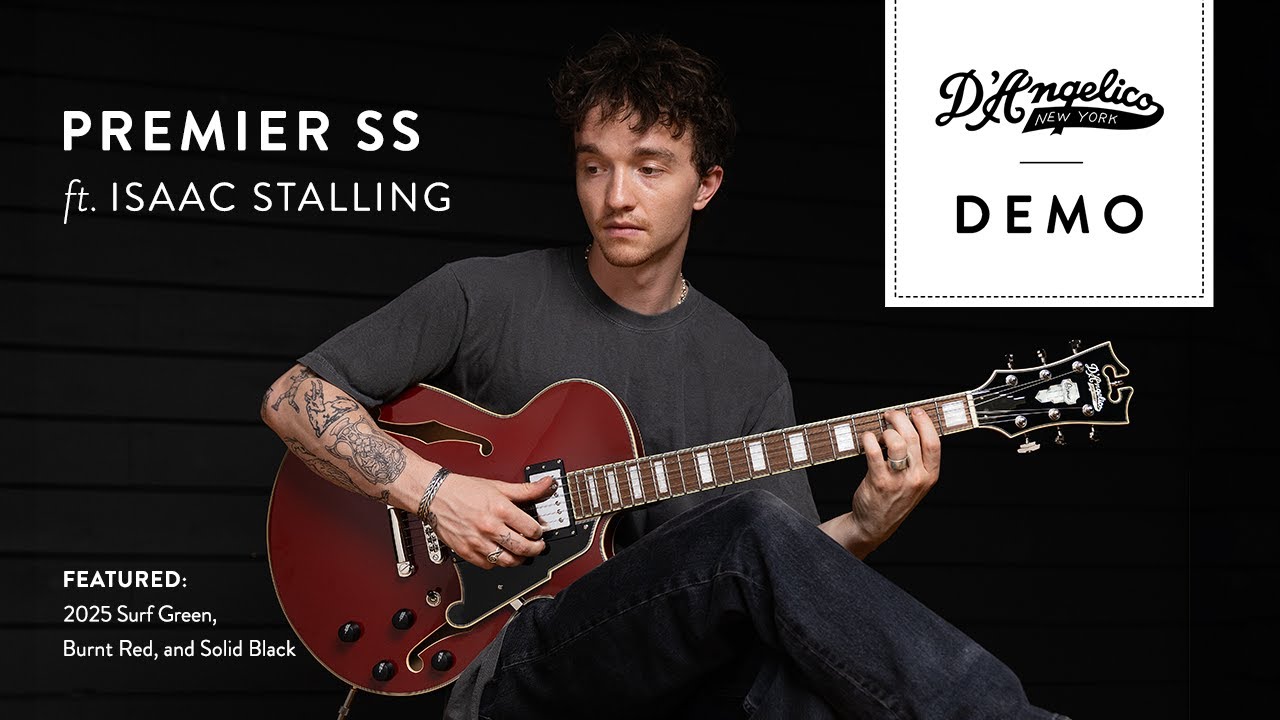 Premier SS Demo with Isaac Stalling | D'Angelico Guitars - YouTube