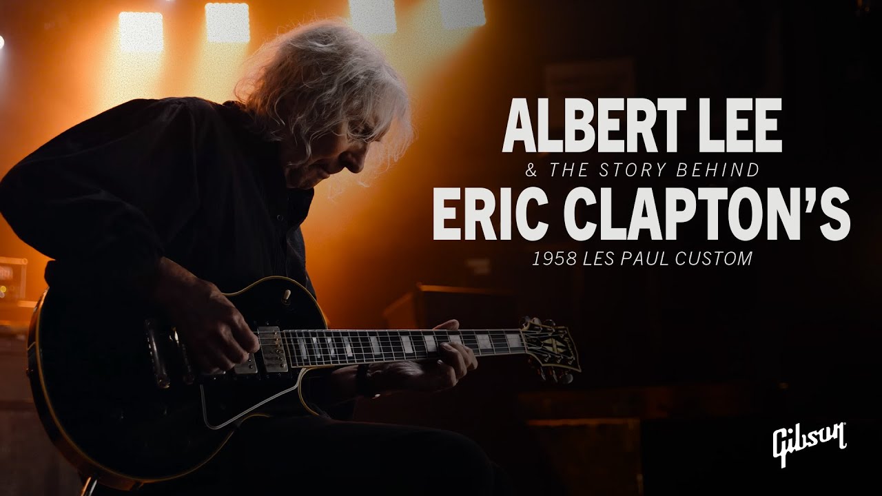 Albert Lee talks history of the Eric Clapton 1958 Les Paul Custom & Duck Bros. - YouTube