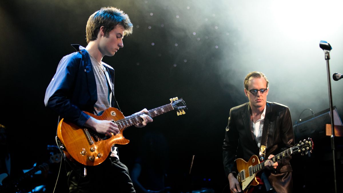 Jack Moore (left) and Joe Bonamassa perform onstage