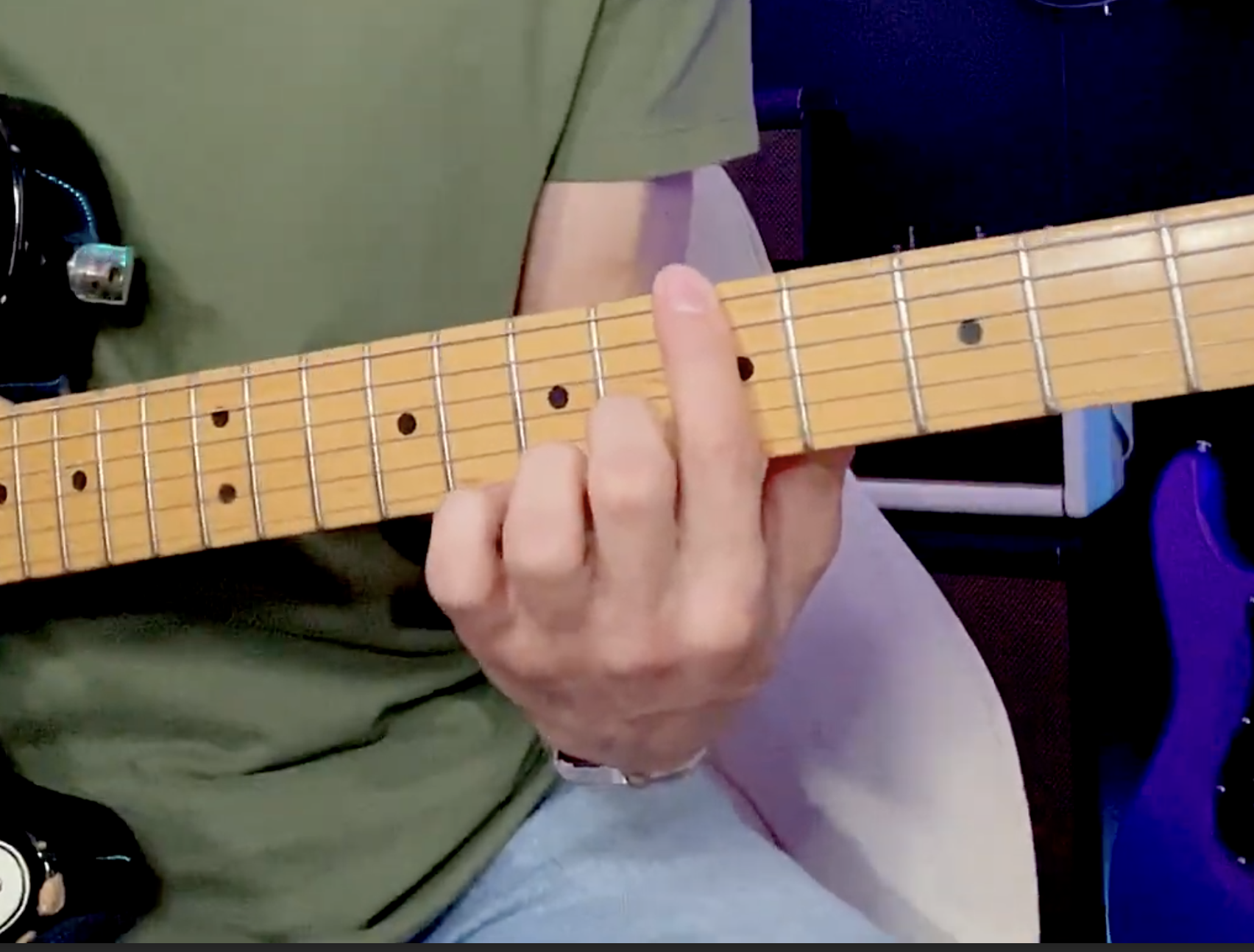 first finger barre chord