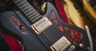 James Dean Bradfield's Eastman’s Juliet electric, with its Firebird-like raised centre section to the body, has become a go-to guitar.
