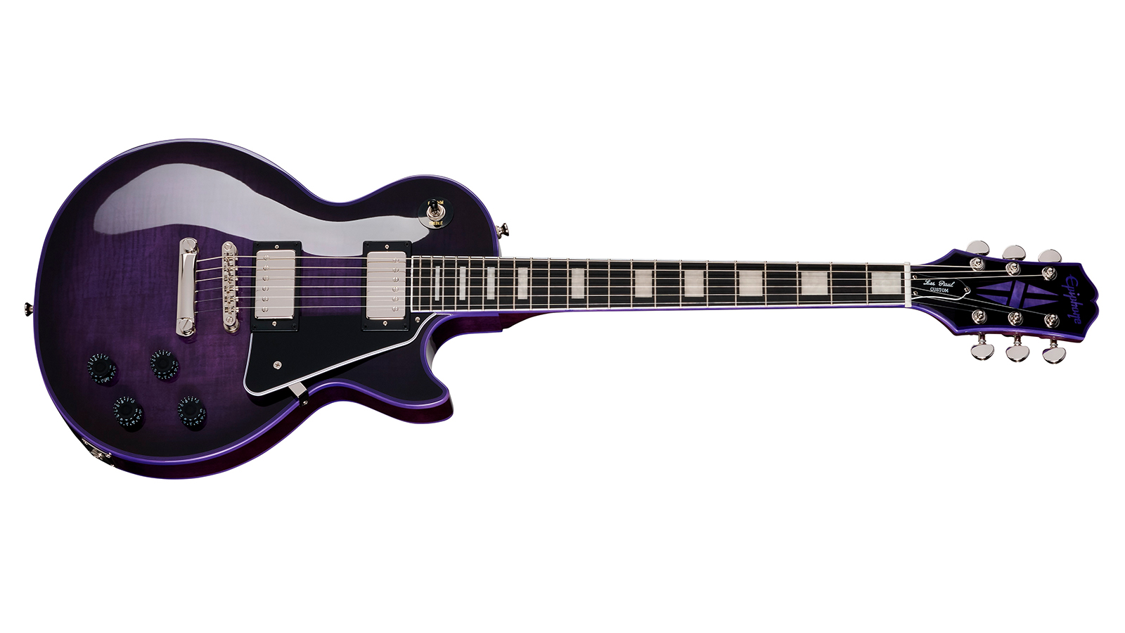 Epiphone Les Paul Custom Widow Limited-Edition Electric Guitar Purple Burst