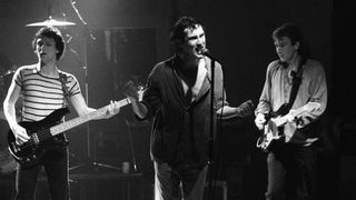 Photo of Jon KING and GANG OF FOUR and Dave ALLEN and Andy GILL, L-R: Dave Allen, Jon King, Andy Gill