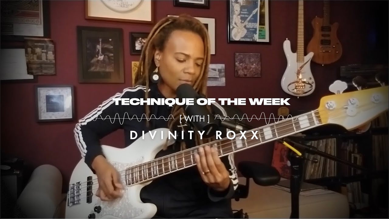 Divinity Roxx Combines Slap Bass, Hammer-Ons and Pull-Offs for Bass | Technique of the Week | Fender - YouTube