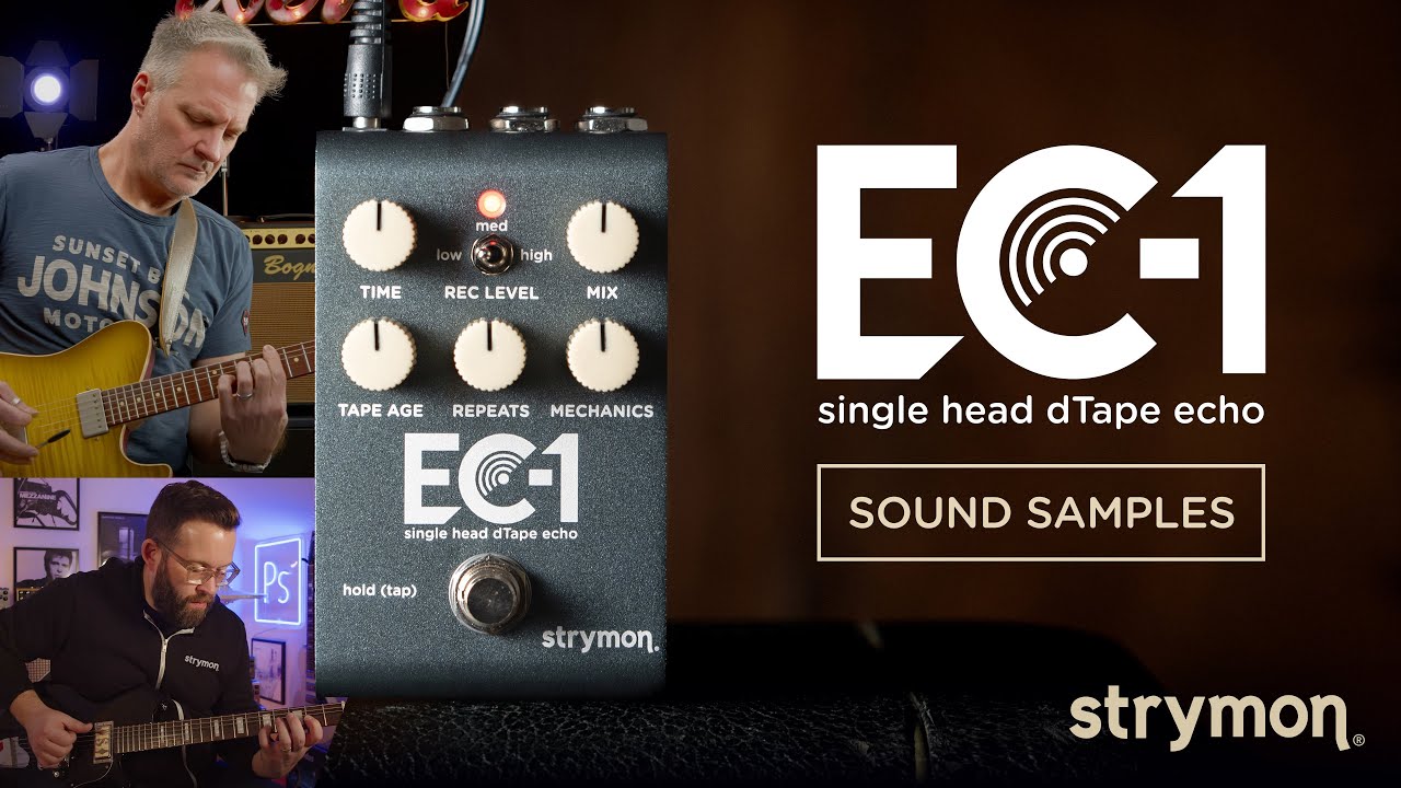 EC-1 Single Head dTape Echo Sound Samples | Strymon - YouTube