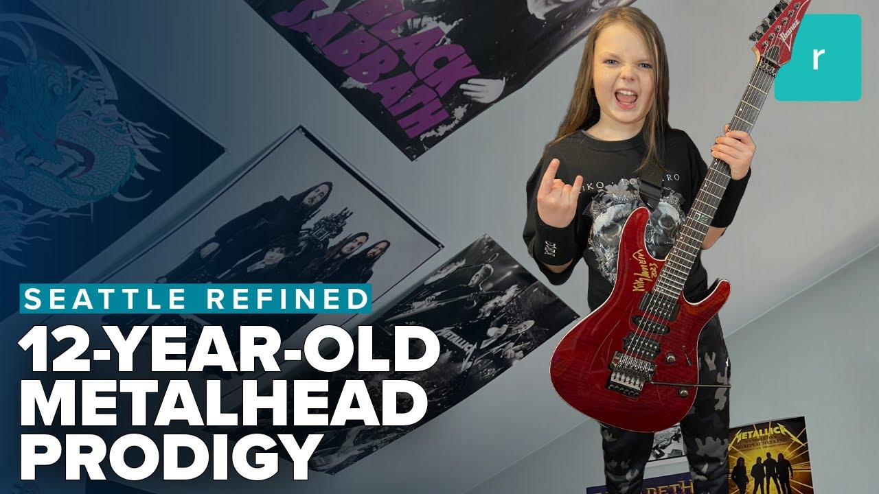 Meet the 12-year-old heavy metal prodigy on the rise - YouTube
