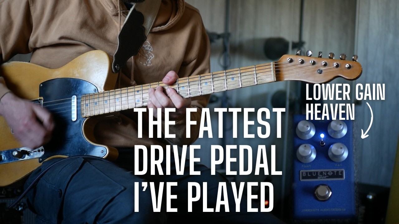 The FATTEST Drive Pedal I've EVER Played - J Rockett Blue Note Select - YouTube