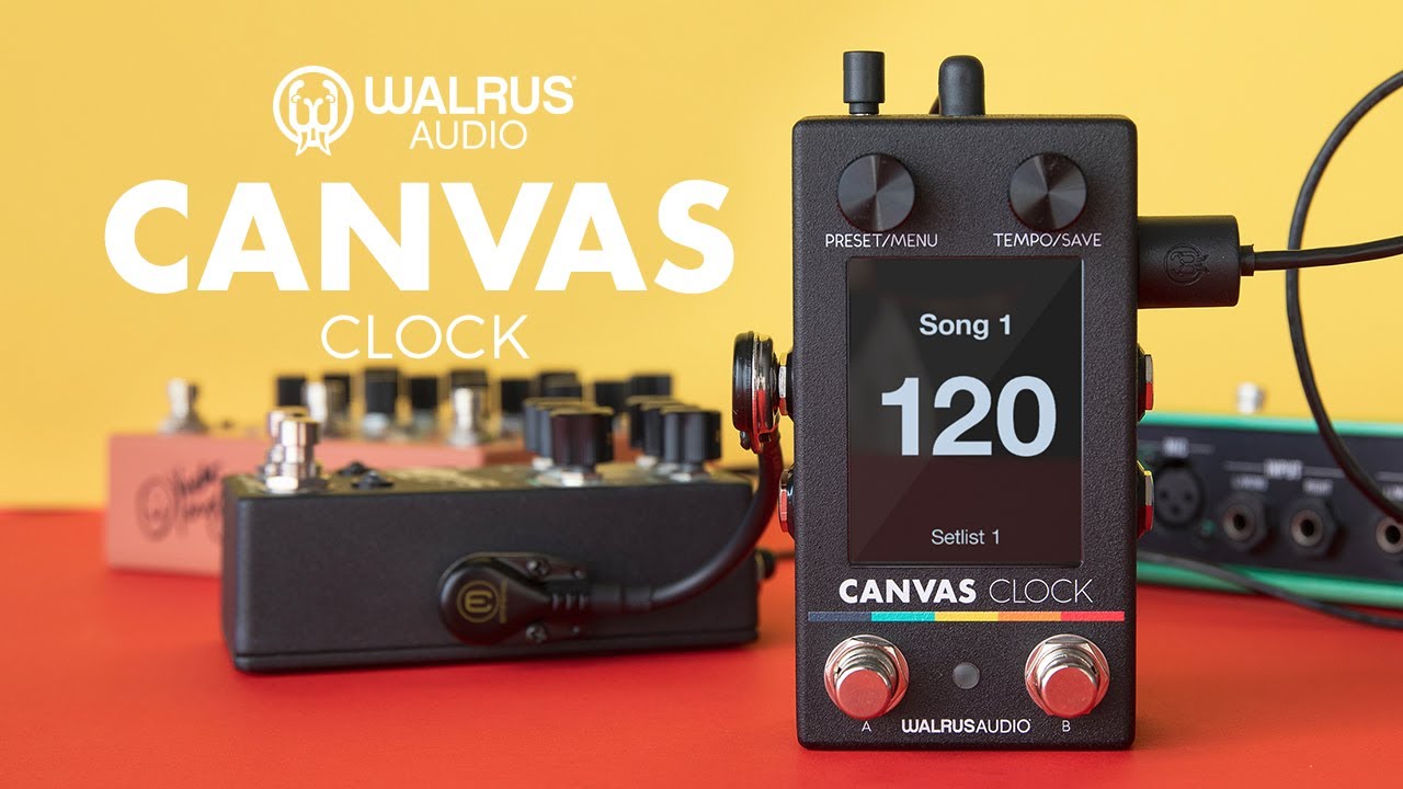 Introducing the Walrus Audio Canvas Clock - YouTube