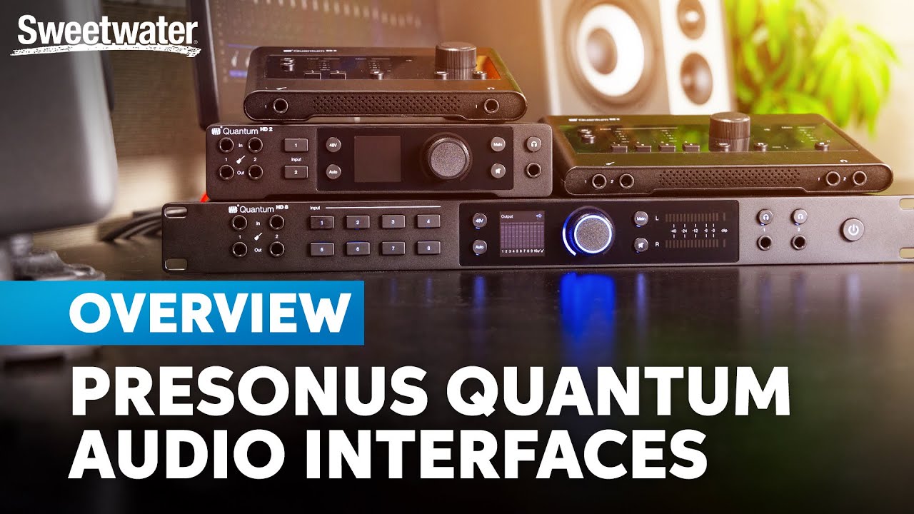 PreSonus Quantum USB Interfaces: Advanced Engineering & Versatile Connectivity for Any Studio - YouTube