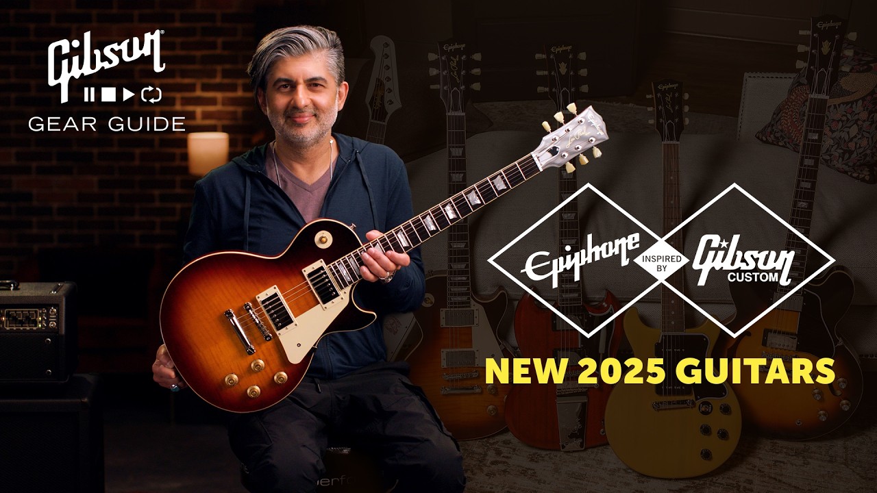 NEW-for-2025 Epiphone Inspired by Gibson Custom Collection &mdash; Electric Lineup Reveal - YouTube