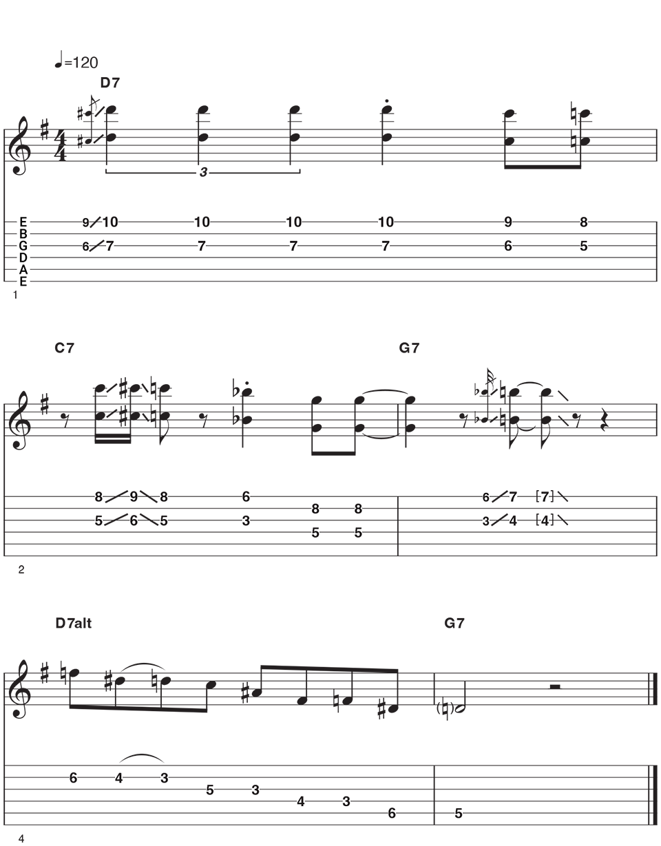 Vintage Blues Licks Example 5
