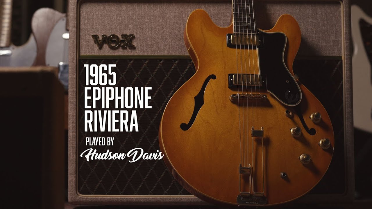 1965 Epiphone Riviera played by Hudson Davis - YouTube