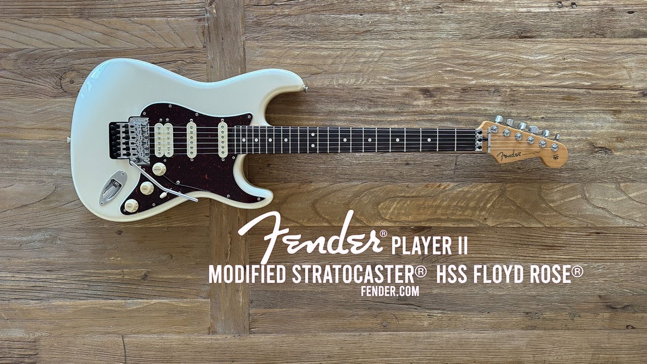 Fender: Player II Modified Stratocaster&reg; HSS Floyd Rose&reg; - YouTube