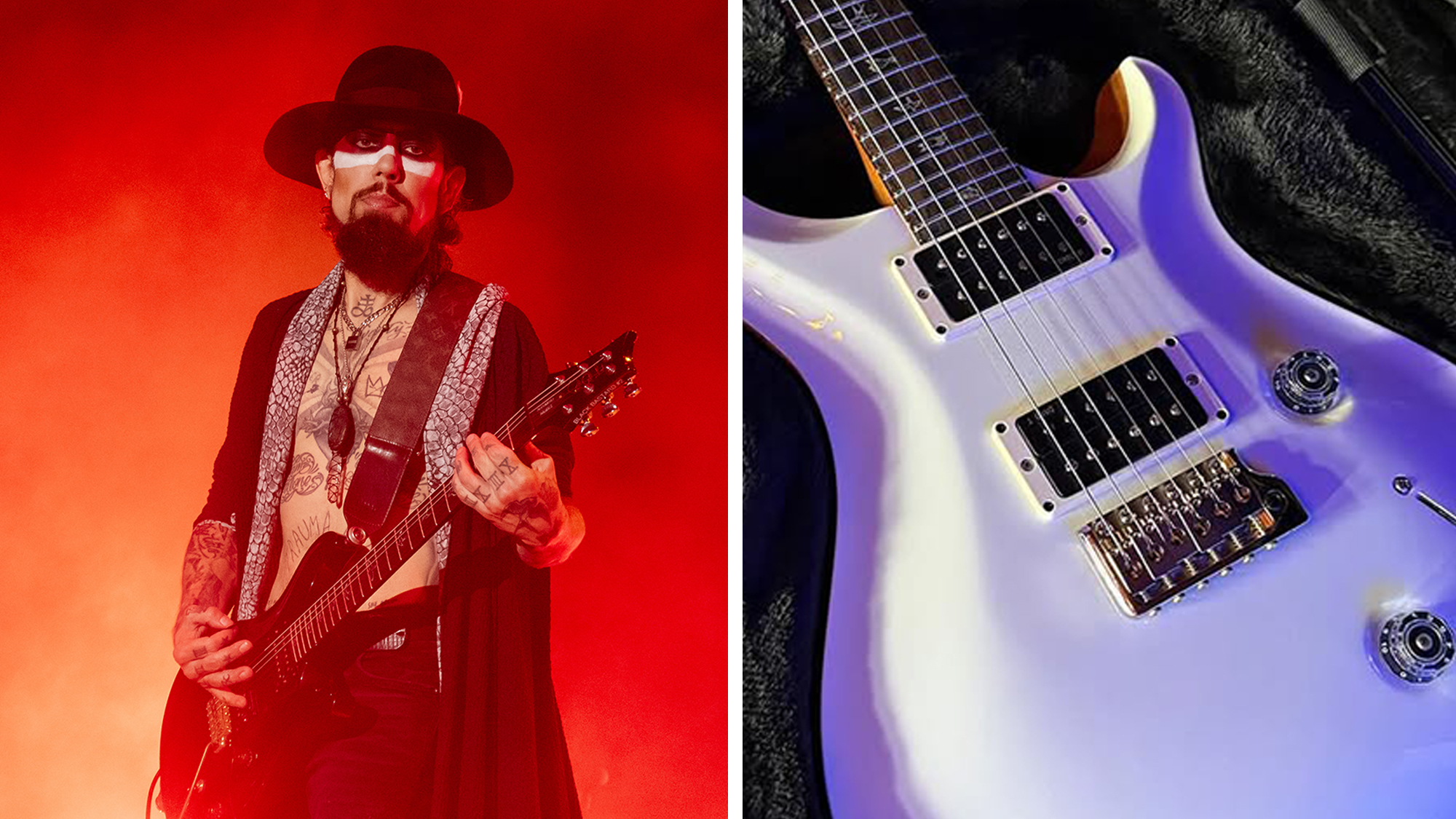 Dave Navarro performs with Jane's Addiction at Pier 17 Rooftop on September 10, 2024 in New York City and his 40th Anniversary PRS