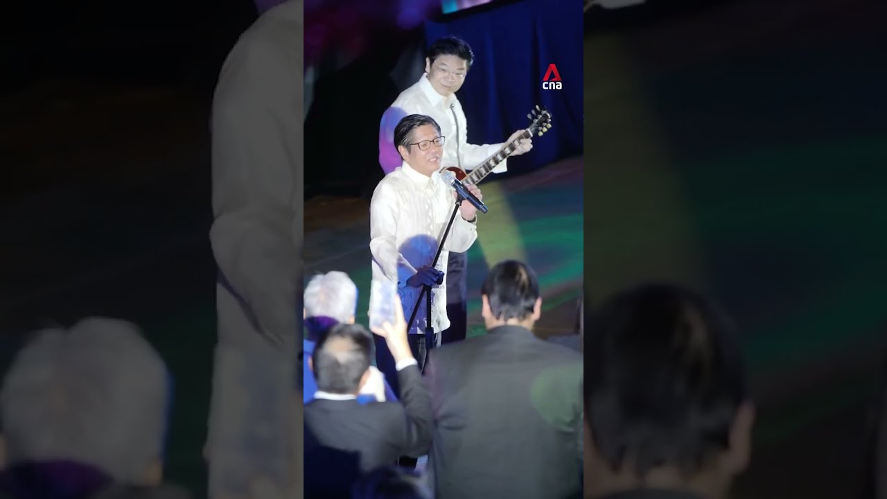 PM Wong, Philippine President perform Eric Clapton's Wonderful Tonight - YouTube